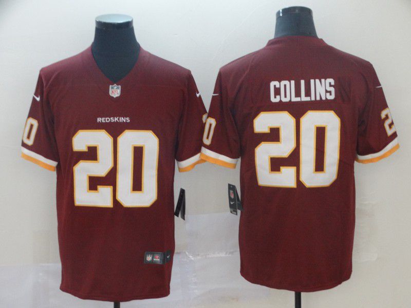 Men Washington Red Skins #20 Collins Red Nike Vapor Untouchable Limited Player NFL Jerseys->cleveland browns->NFL Jersey